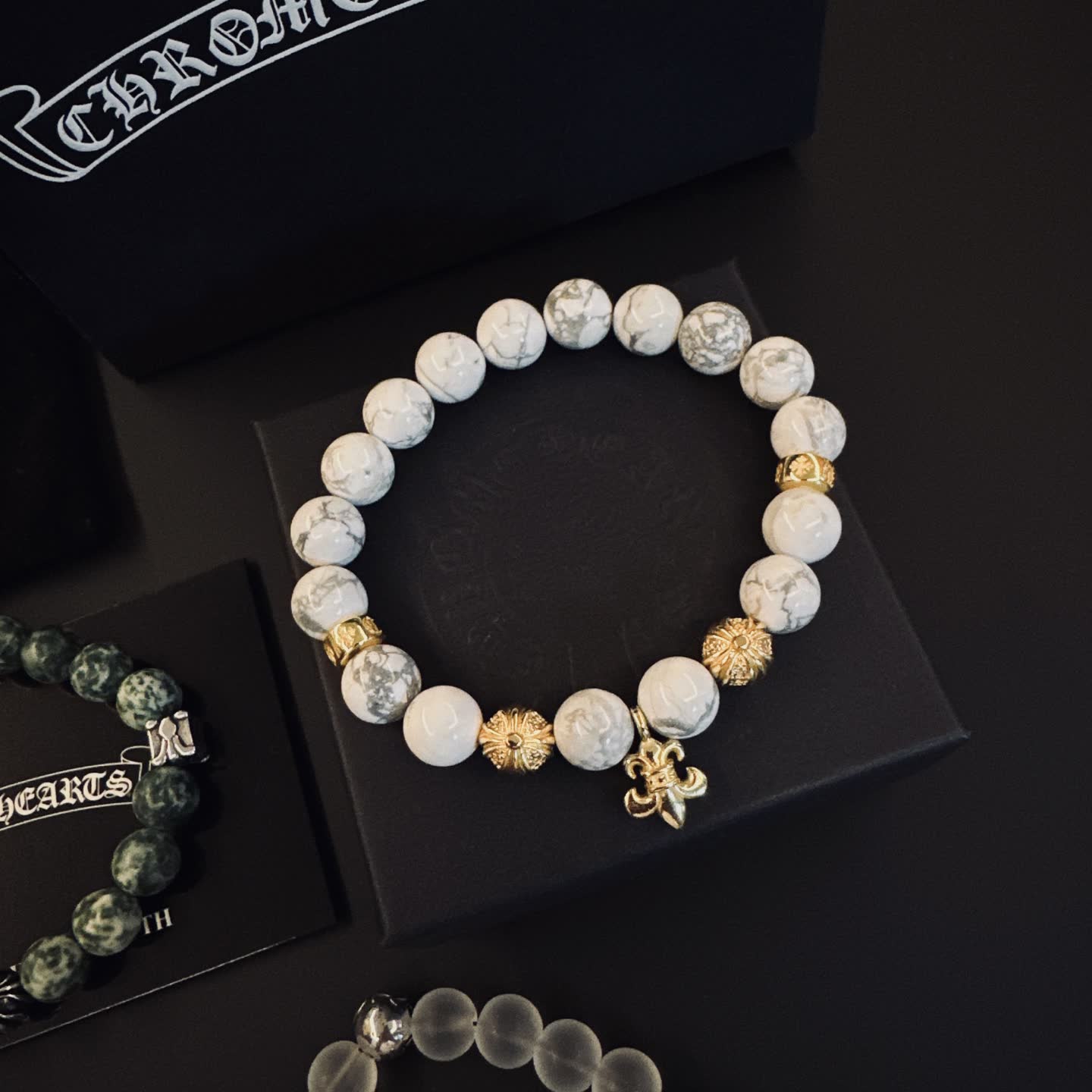 Chrome Hearts Beaded Bracelet Set
